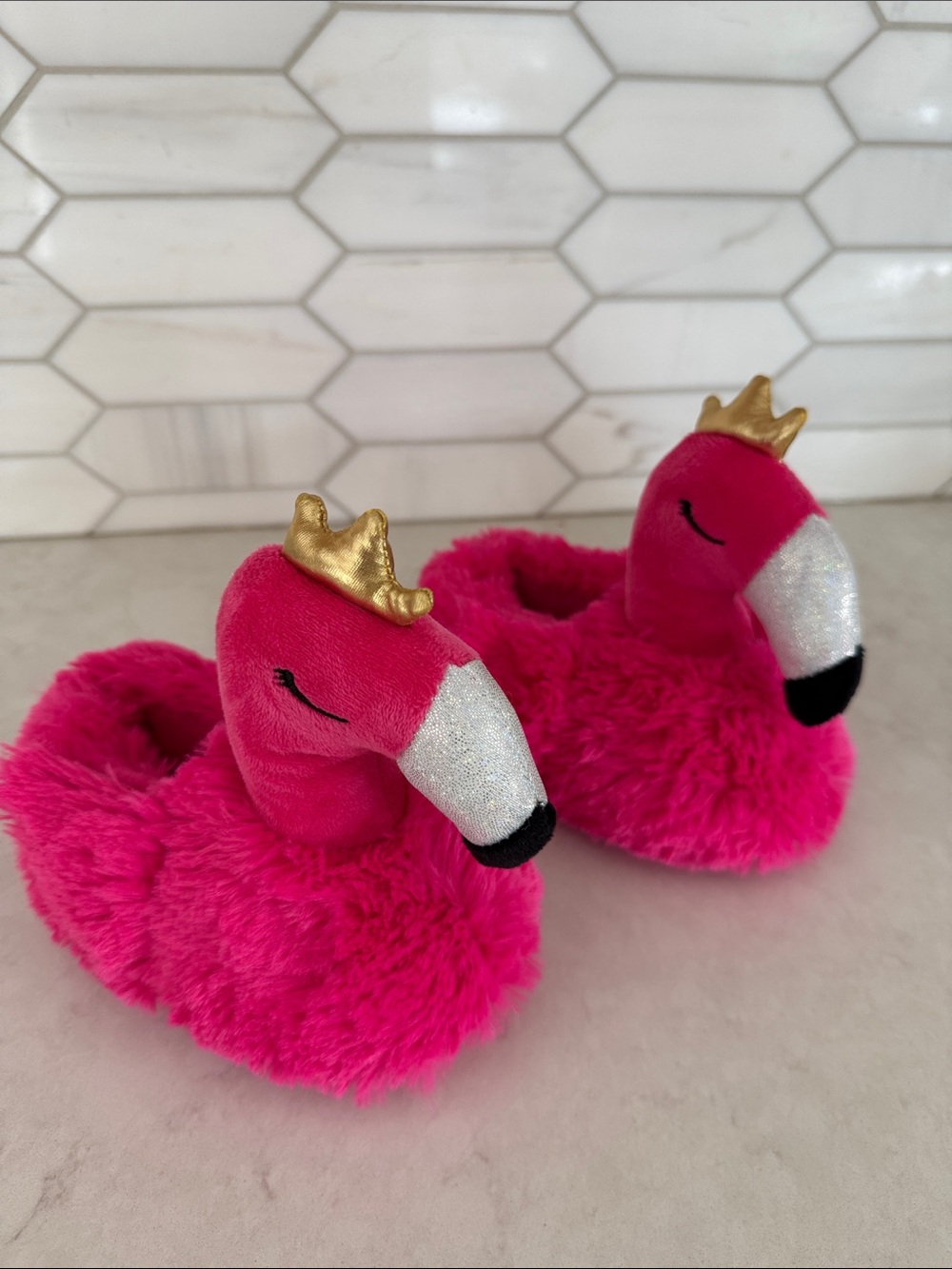 Harper Canyon Flamingo Toddler Size 7-8 Slippers